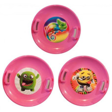 Санки-льодянка SNOW PLATE (рожеві) 60 см