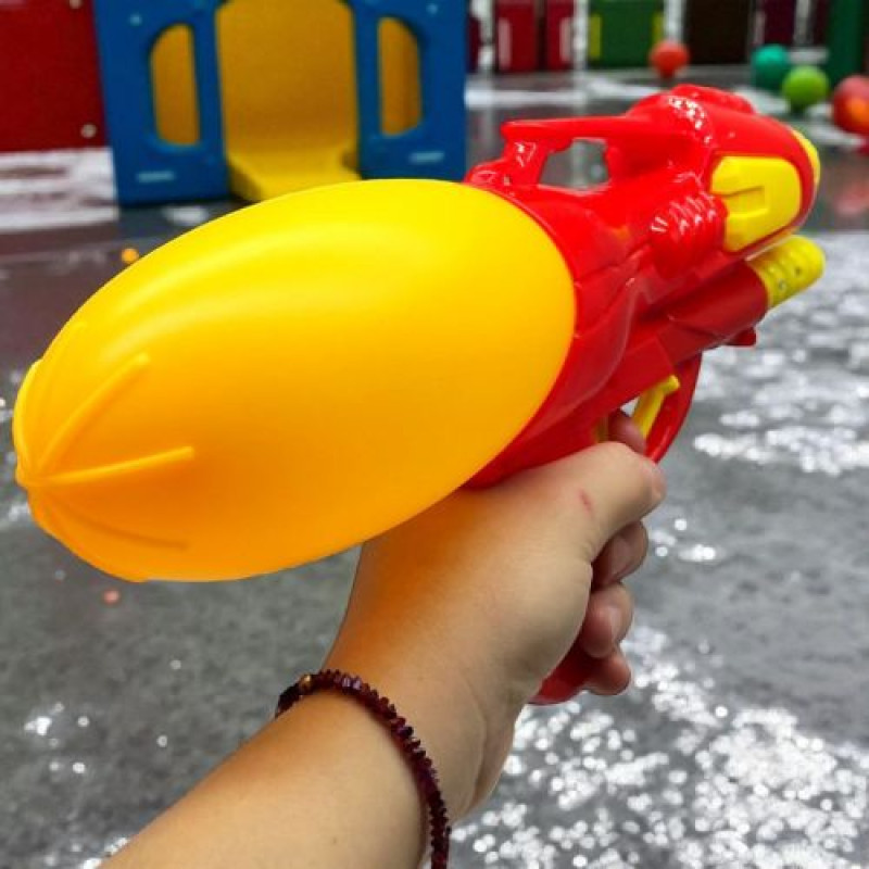 ВОДНИЙ ПІСТОЛЕТ ПОМПОВИЙ, 31 см (ЧЕРВОНИЙ)
