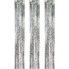 Дощик на ялинку «Максі» срібло, 2*8*150 см