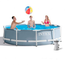 Intex Басейн каркасний від 6 років, насос та фільтр у комплекті, 4485л, 305х76 см, в коробці