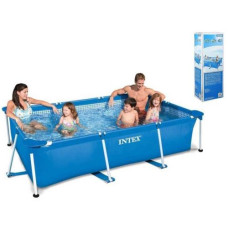 Intex Басейн каркасний розмір:300х200х75 см, об'єм води: 3834л, прямокутний,  від 6-ти років