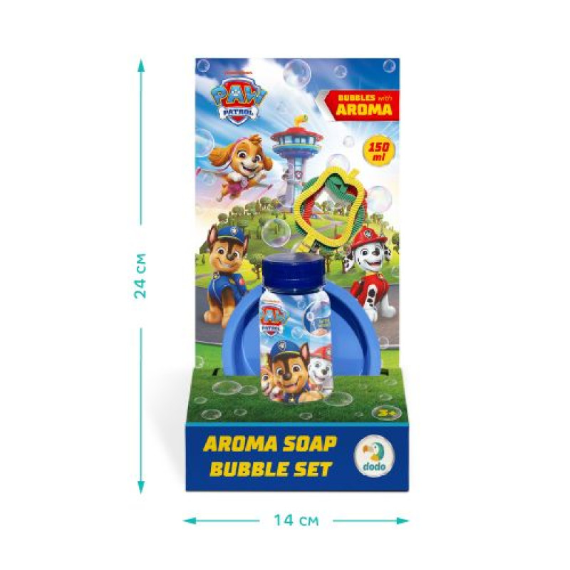 Набір ароматичних мильних бульбашок «Paw Patrol». Об’єм 150 мл