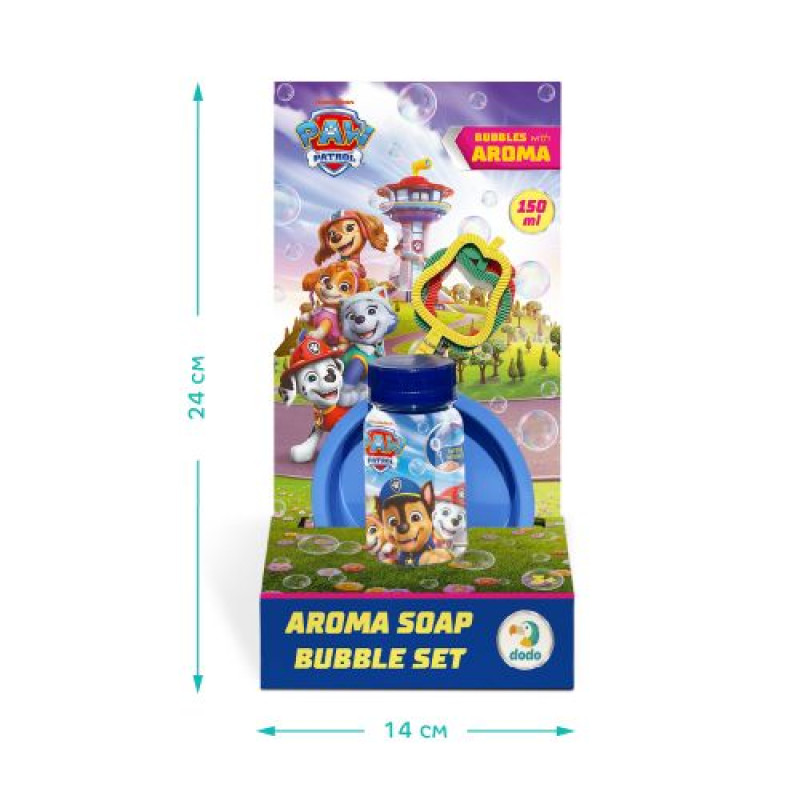 Набір ароматичних мильних бульбашок «Paw Patrol». Друзі. Об’єм 150 мл