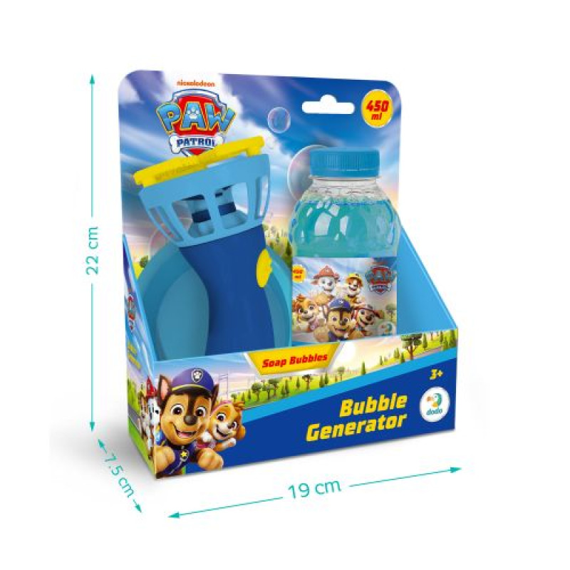 Генератор бульбашок «Paw Patrol». Обʼєм 450 мл