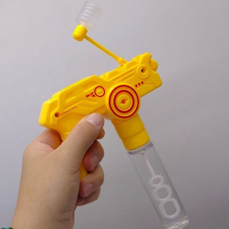 Мильні бульбашки з пістолетом (РОЖЕВИЙ)