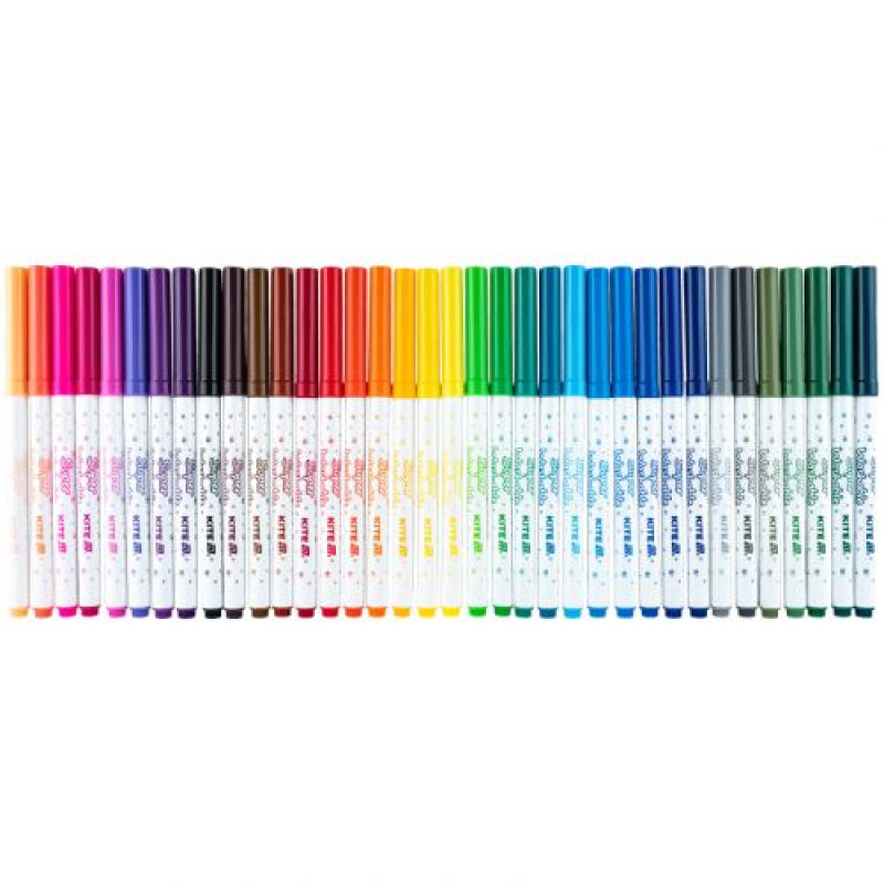Фломастери, набір 36шт, Kite Creative Superwashable