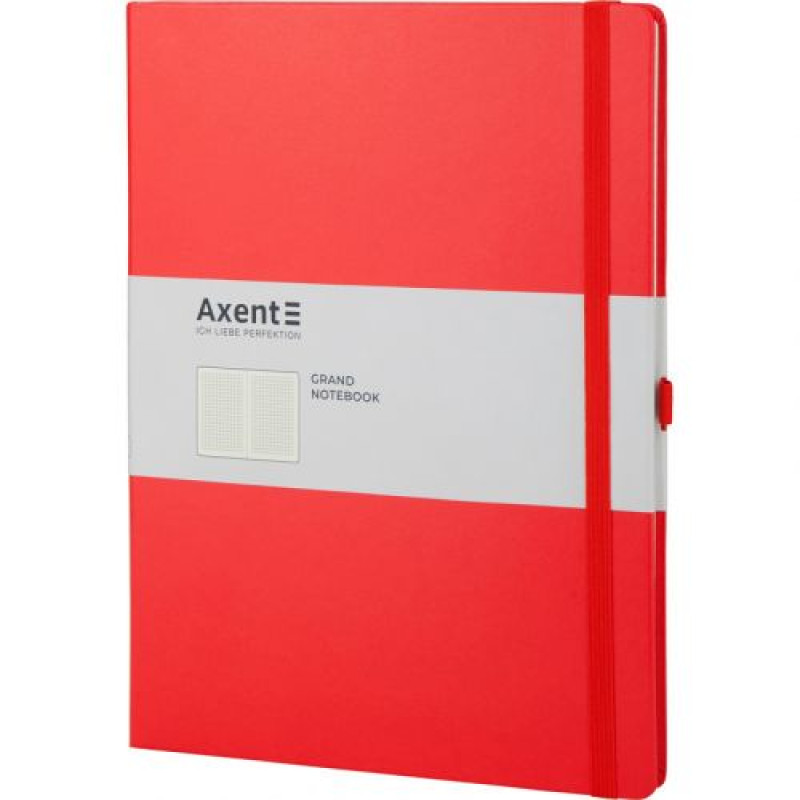 Книга записная Partner Grand, 210*295, 100 л, кл, красная