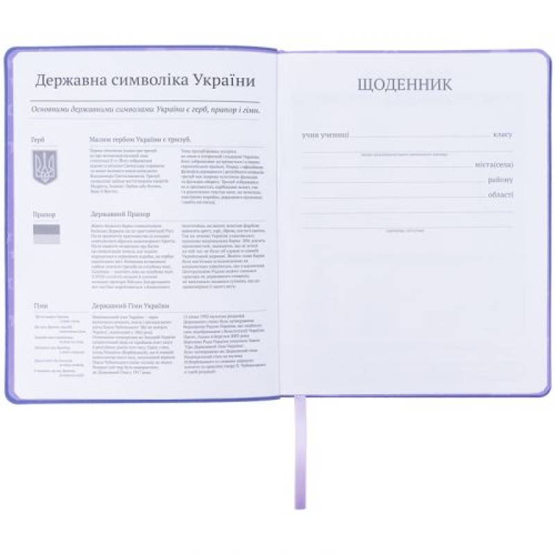Щоденник шкільний, м'яка обкл. PU, LP