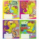 Зошит кольоровий 12 аркушів, клітинка (20 штук в упаковці)