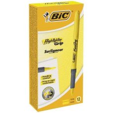 BIC Текстовиділювач Гріп жовтий 1шт. БК