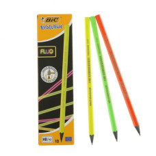 BIC Олівці чорнографітові Evolution Fluo НВ, 12 шт.