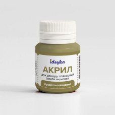 Акрил для декору - Cірувато-оливковий