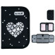 Пенал Kite 1 від., 2 відв., без наповнення 622 Black&Silver