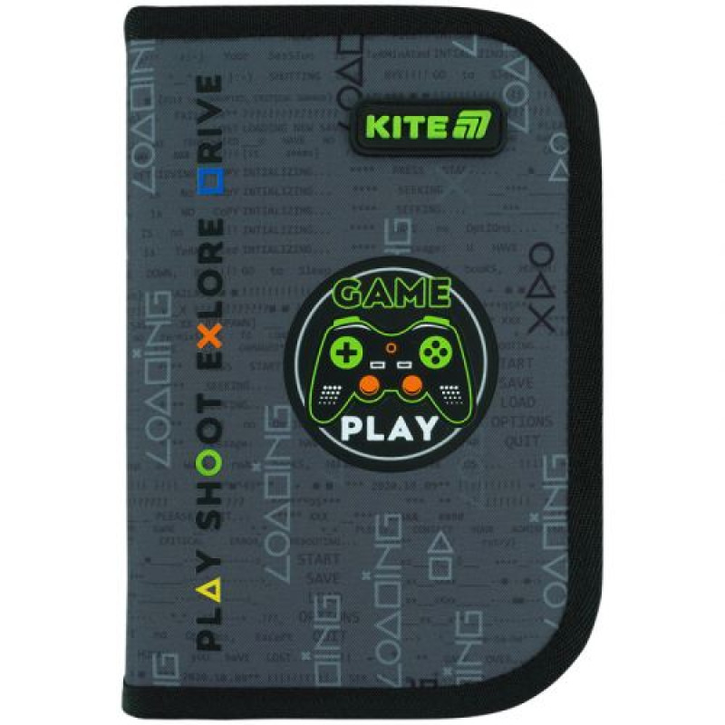Пенал Kite 1 від., 2 відв., без наповнення 622 Good Game