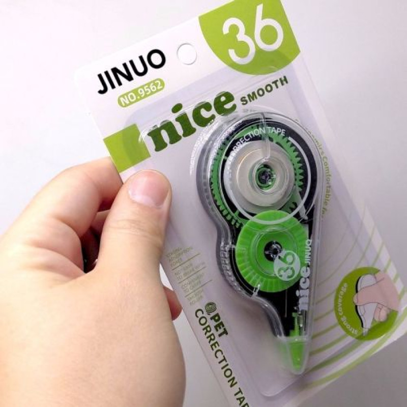 Коректор стрічковий 5мм*36м JINUO (ЖОВТИЙ)