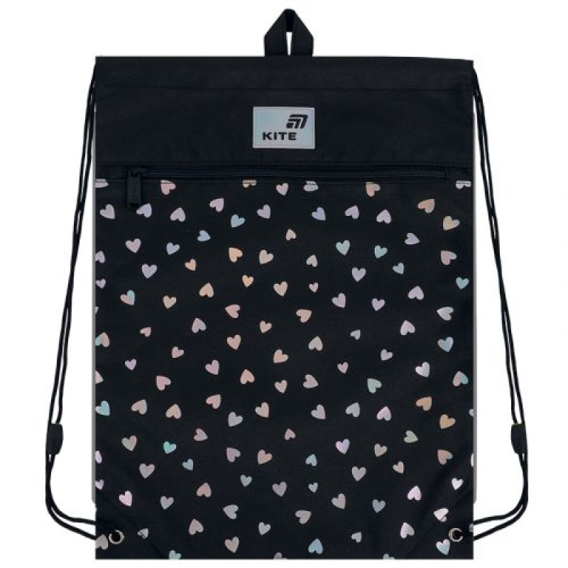 Сумка для взуття Kite 601M Black&Silver