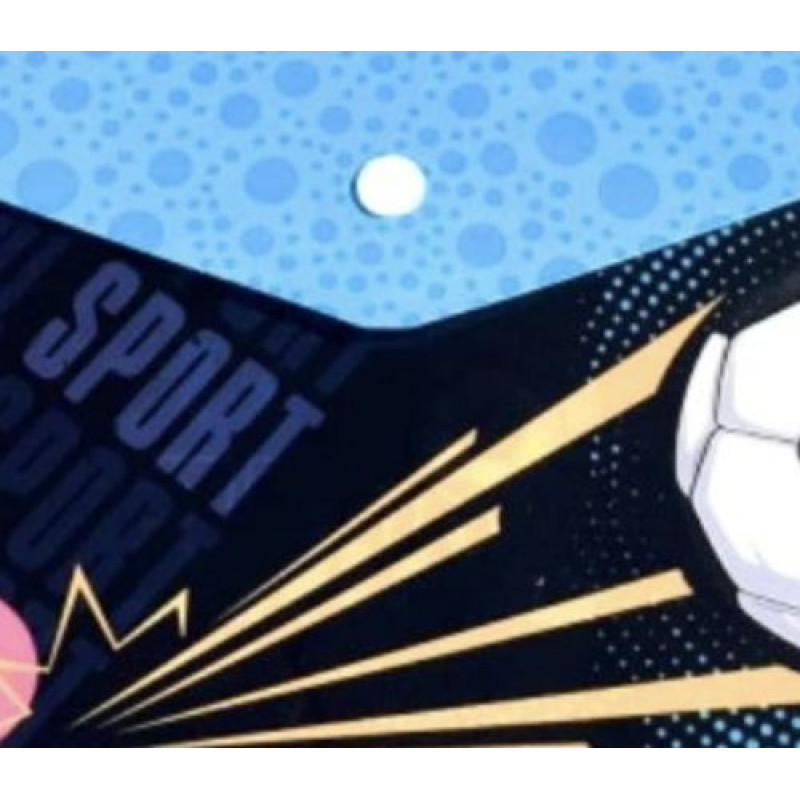 Папка з кнопкою А4+, peace.love.football