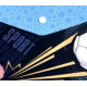 Папка з кнопкою А4+, peace.love.football