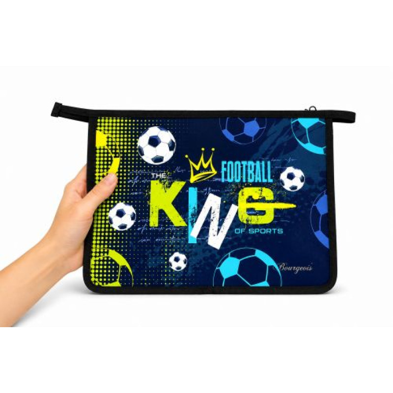 Папка на блискавці А4+, football king