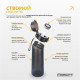 Спортивна пляшка для води зі смаками EasyFit Air Up (7 ароматизованих капсул у комплекті), 650 мл