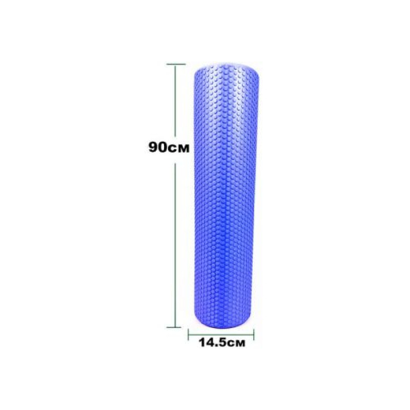 Массажный ролик EasyFit Foam Roller 90 см Синий