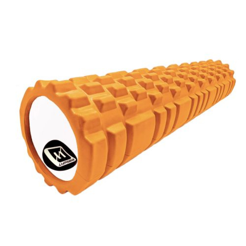 Массажный роллер EasyFit Grid Roller 60 см v.3.1 оранжевый