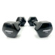 Гантель для фитнеса 3.0 кг EasyFit с виниловым покрытием черная