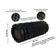 Массажный ролик EasyFit Solid Roller v.1.1s 33 см черный