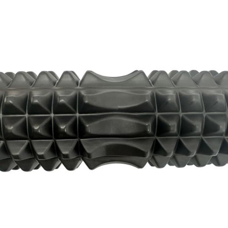 Массажный ролик EasyFit Grid Roller 45 см v.2.2 Черный