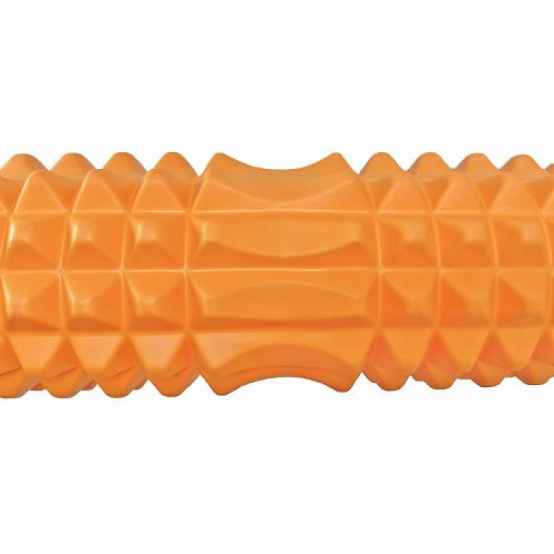 Массажный ролик EasyFit Grid Roller 45 см v.2.2 Оранжевый