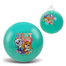 Мʼяч гумовий, 15 см, Paw Patrol / Щенячий патруль, 50 гр (БІРЮЗОВИЙ)