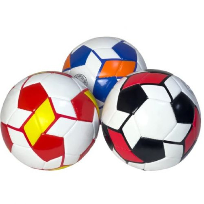 Мʼяч футбольний №5 PVC 320 г (ЧЕРВОНО-ЖОВТИЙ)