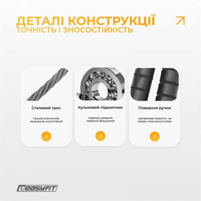 Скакалка з обважнювачем, швидкісна (чорна)