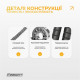 Скакалка з обважнювачем, швидкісна (чорна)