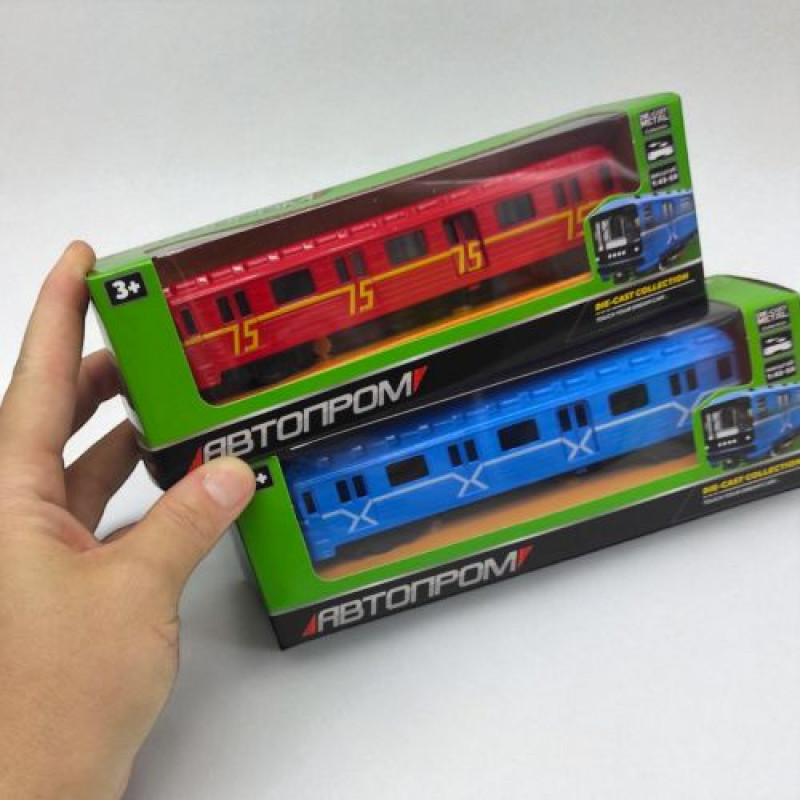 Вагон метро металевий 