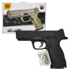 Пістолет з пульками "Galaxy G51 Smith & Wesson M&P"З МЕТАЛЕВИМИ ЕЛЕМЕНТАМИ