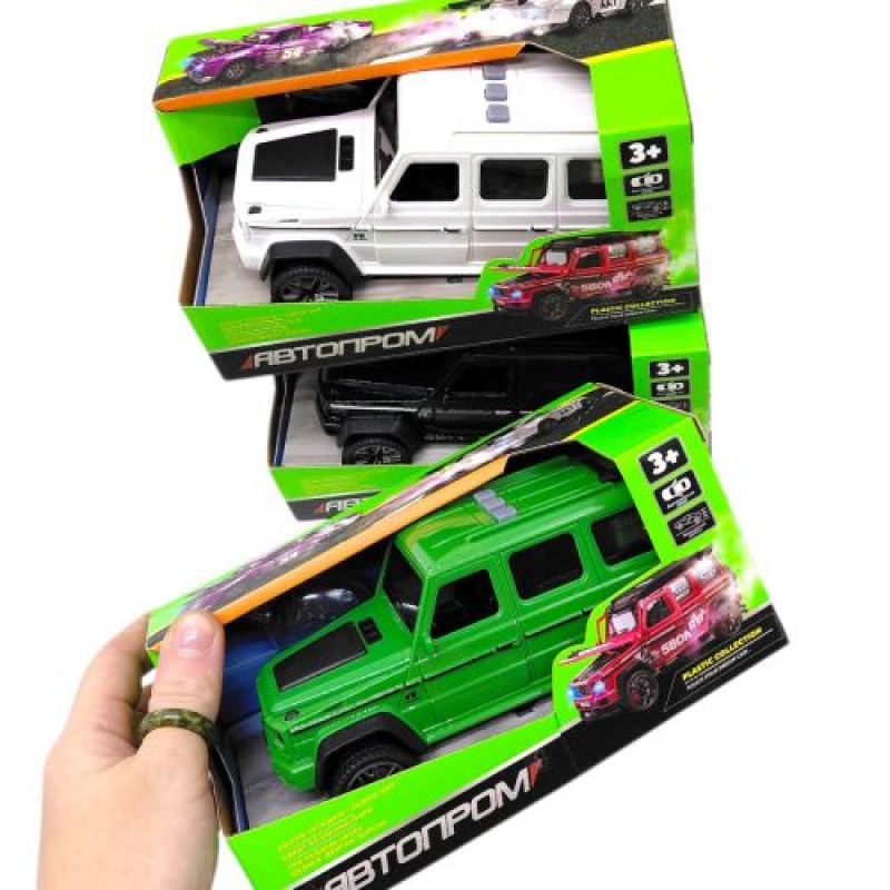 МАШИНА АВТОПРОМ (металева) MERCEDES G-CLASS (ЧОРНИЙ)
