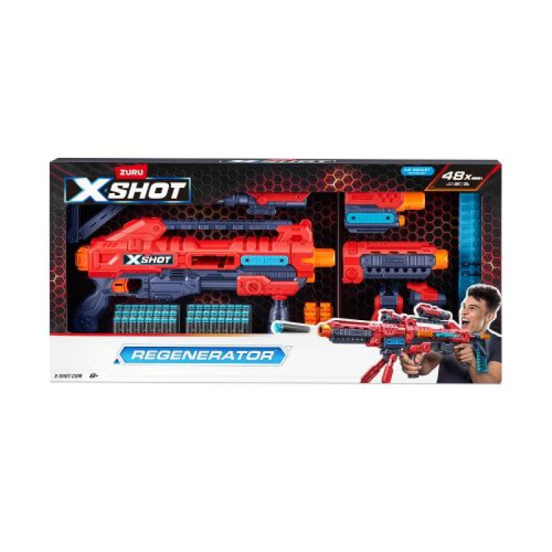 Набір швидкострільних бластерів "X-Shot. Excel Regenerator" (48 патронів)