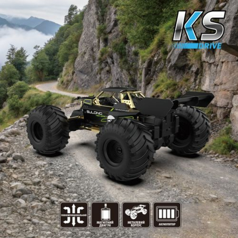 Автомобіль Off-road на р/к – High Speed (чорний, метал. корпус, 1:14)