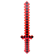 Алмазний меч, що світиться "MINECRAFT"музичний (ЧЕРВОНИЙ)