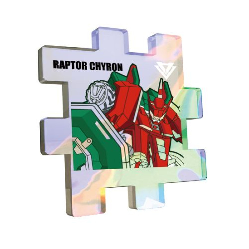 Робот-конструктор Dinoster - Раптор Хайрон