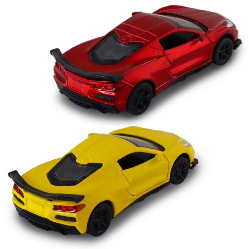 Автомодель – Chevrolet Corvette C8 Z06 2024 (жовтий, червоний)
