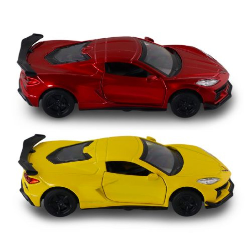 Автомодель – Chevrolet Corvette C8 Z06 2024 (жовтий, червоний)