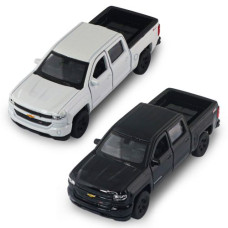 Автомодель - Chevrolet Silverado 2017 (перламутрово-білий, чорний)