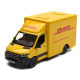 Модель легкова MERCEDES-BENZ Sprinter (DHL Edition 5ʼʼ KT5475W  метал.інерц.відкр.дв.кор)