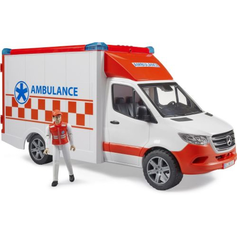 Набір іграшковий. Автомобіль швидкої допомоги MB Sprinter з фігуркою