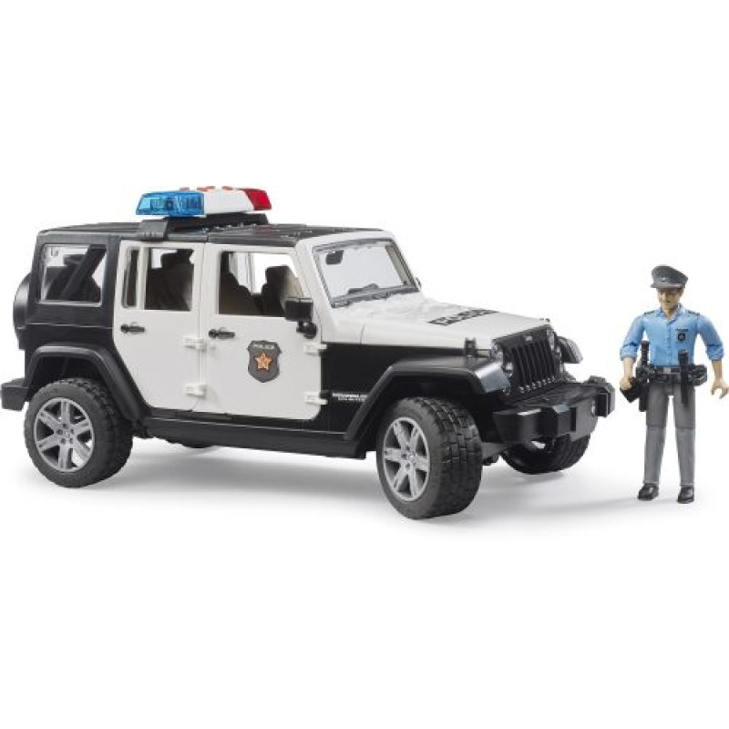 Набір іграшковий. Поліцейське авто JEEP Wrangler Unlimited Rubicon та фігурка поліцейського