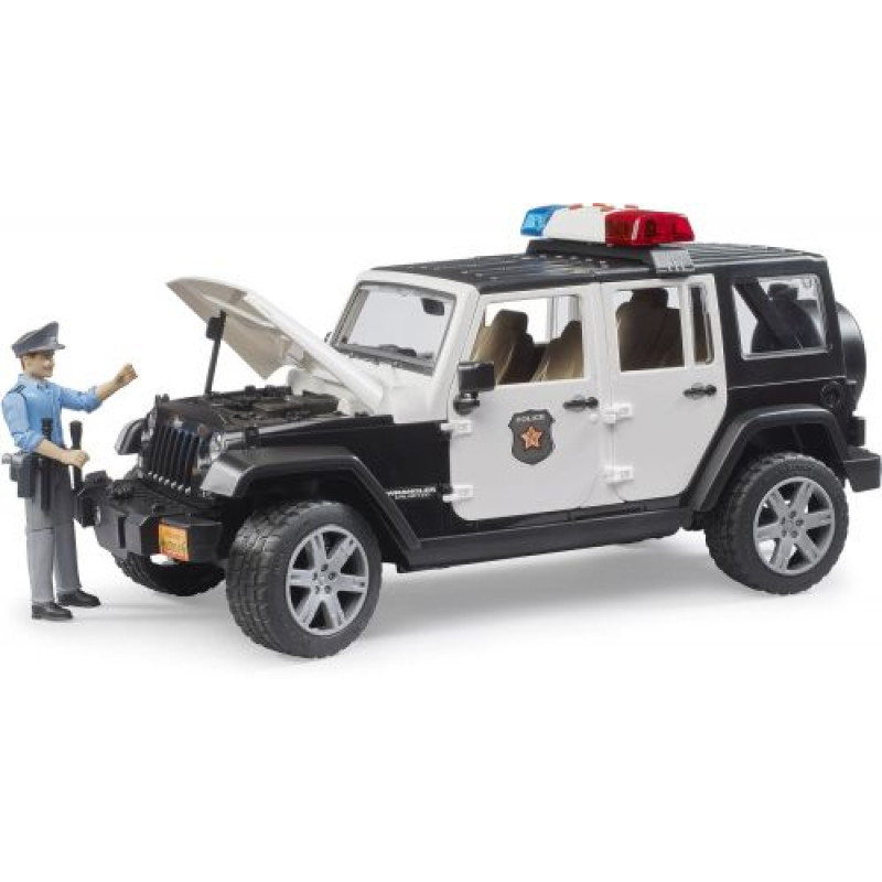 Набір іграшковий. Поліцейське авто JEEP Wrangler Unlimited Rubicon та фігурка поліцейського