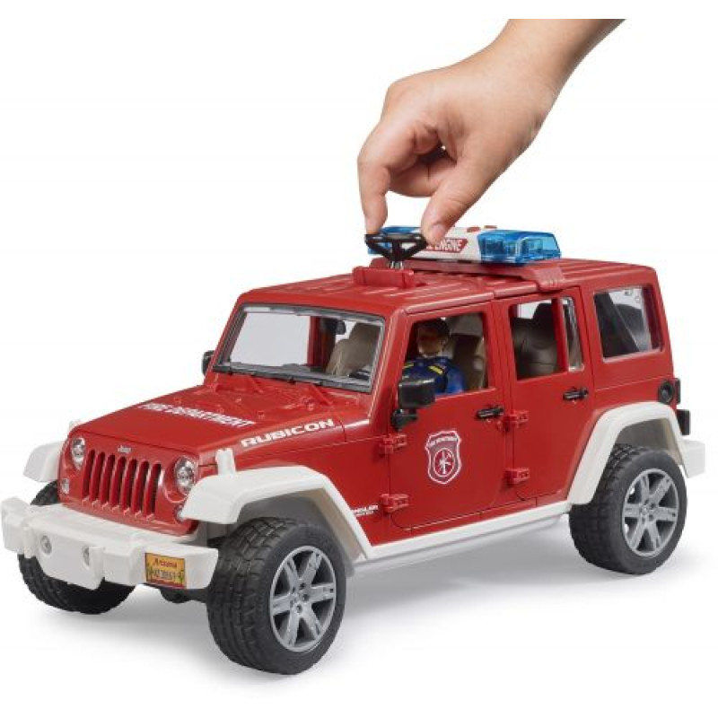 Набір іграшковий Пожежне авто JEEP Wrangler Unlimited Rubicon та фігурка пожежного