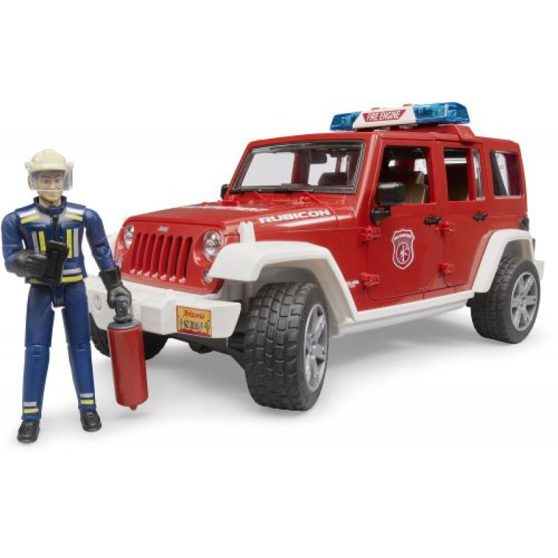 Набір іграшковий Пожежне авто JEEP Wrangler Unlimited Rubicon та фігурка пожежного